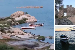 lake bafa sunset image dataset cover