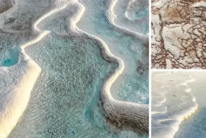 pamukkale travertine texture visual asset