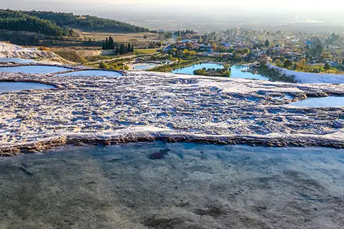 pamukkale travertine texure image collection (180)
