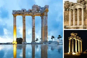 side ancient city night image collection
